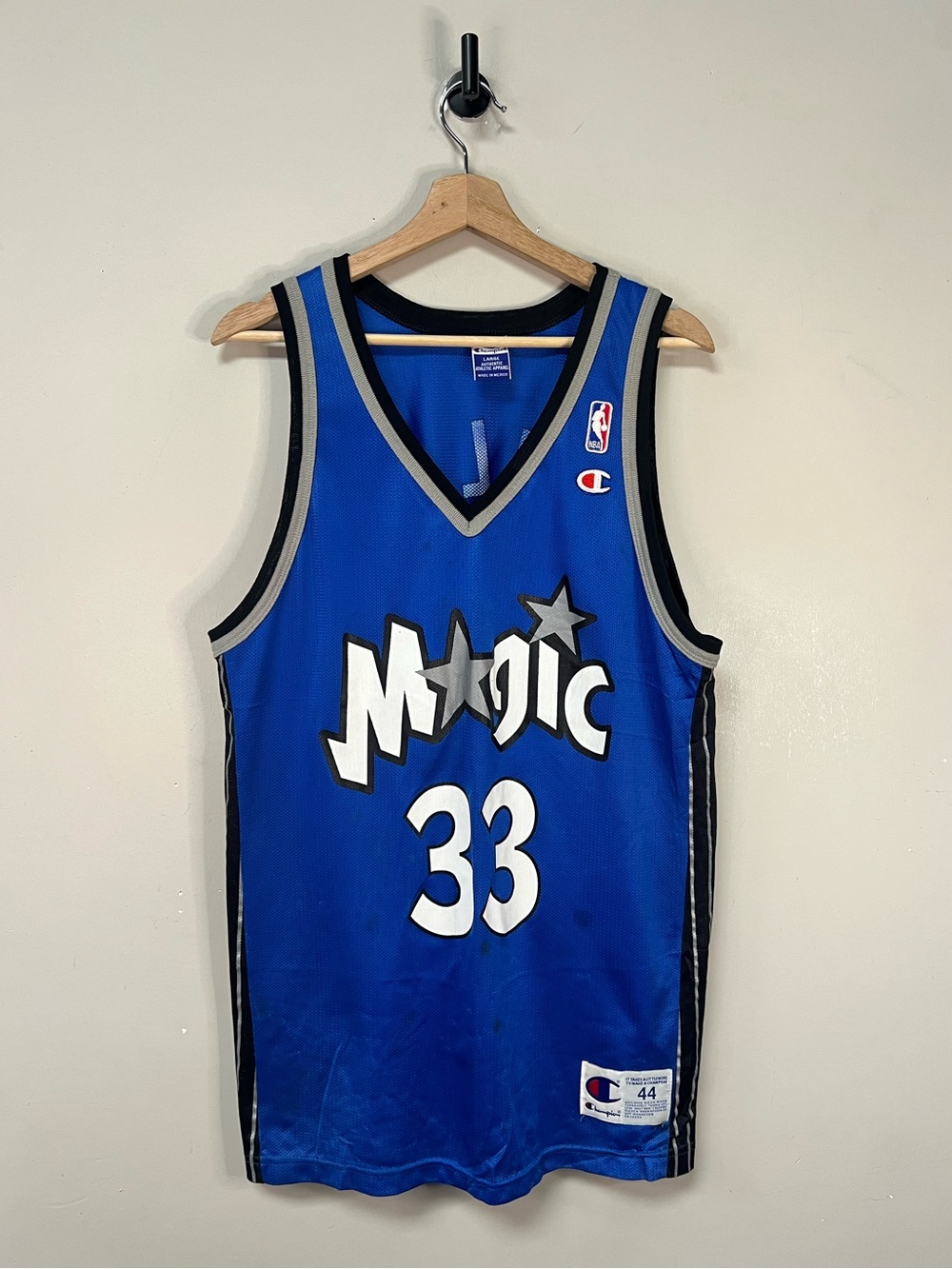 90s Orlando Magic Grant Hill Champion Jersey